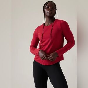 Athleta With Ease Open Back Top in “Clover Berry” NWT